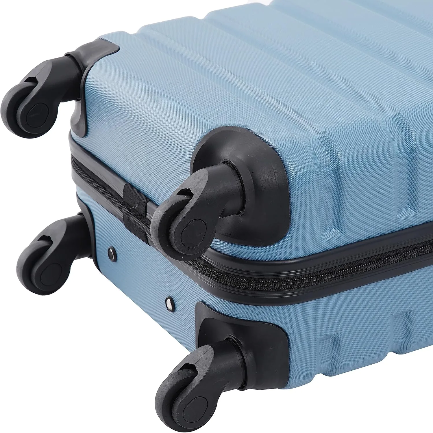 Wrangler Hardside Spinner Luggage, Blue Heaven, Carry-On 20-Inch