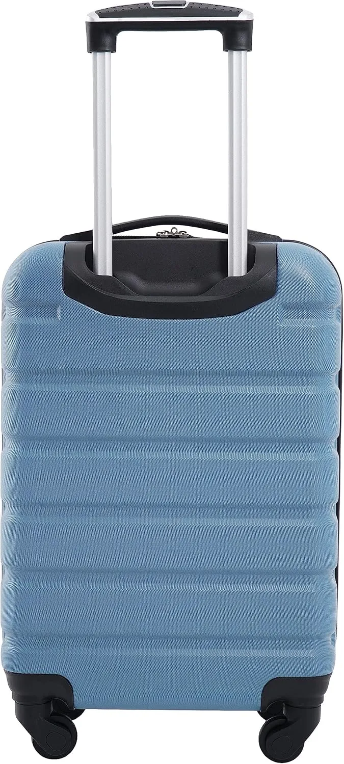 Wrangler Hardside Spinner Luggage, Blue Heaven, Carry-On 20-Inch