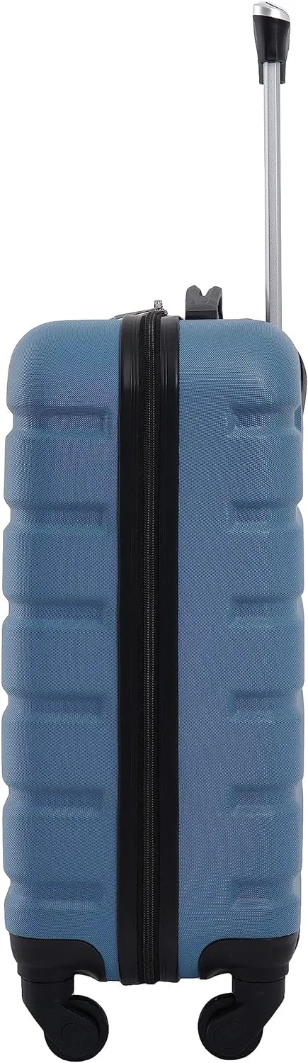 Wrangler Hardside Spinner Luggage, Blue Heaven, Carry-On 20-Inch