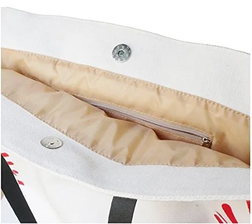 X.Sem Foldable Baseball Softball Tote Bag Canvas Oversized Beach Totes Durable Trave Handbag 22''