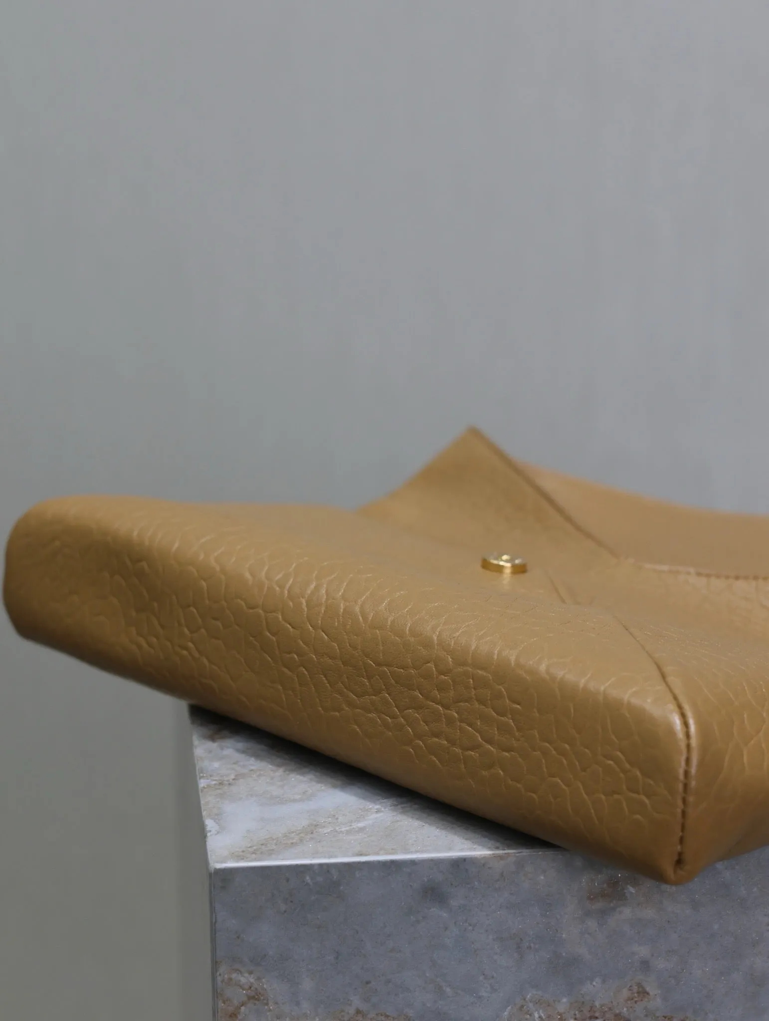 YSK360 CASSANDRE Large Envelope Pouch in Lambskin / HIGHEST QUALITY VERSION / 11.6" x 7.1" x 1.8"